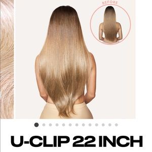 U-Clip 22’/ 195 grams Mixed Brown hair extensions